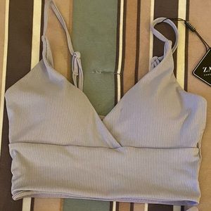 NWT Zaful High waisted bikini two piece set, M